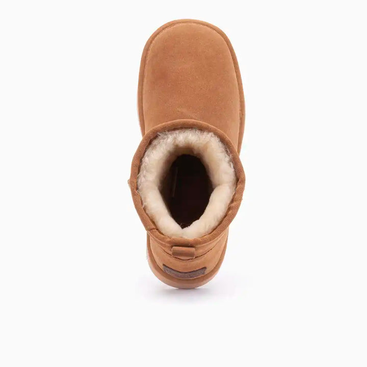 Wallaby suède plateau cognac thumbnail 1