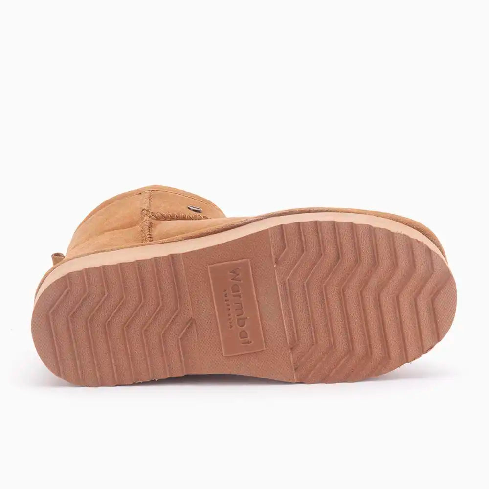 Wallaby suède plateau cognac 11