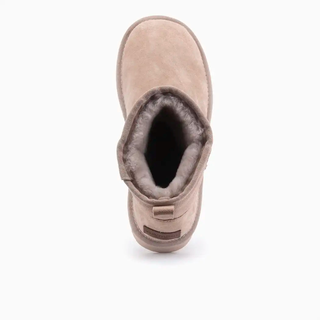 Wallaby suède plateau taupe 10