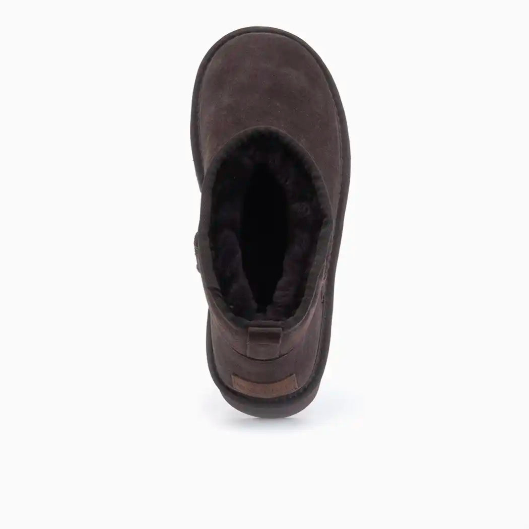 Wallaby suède plateau choco 2