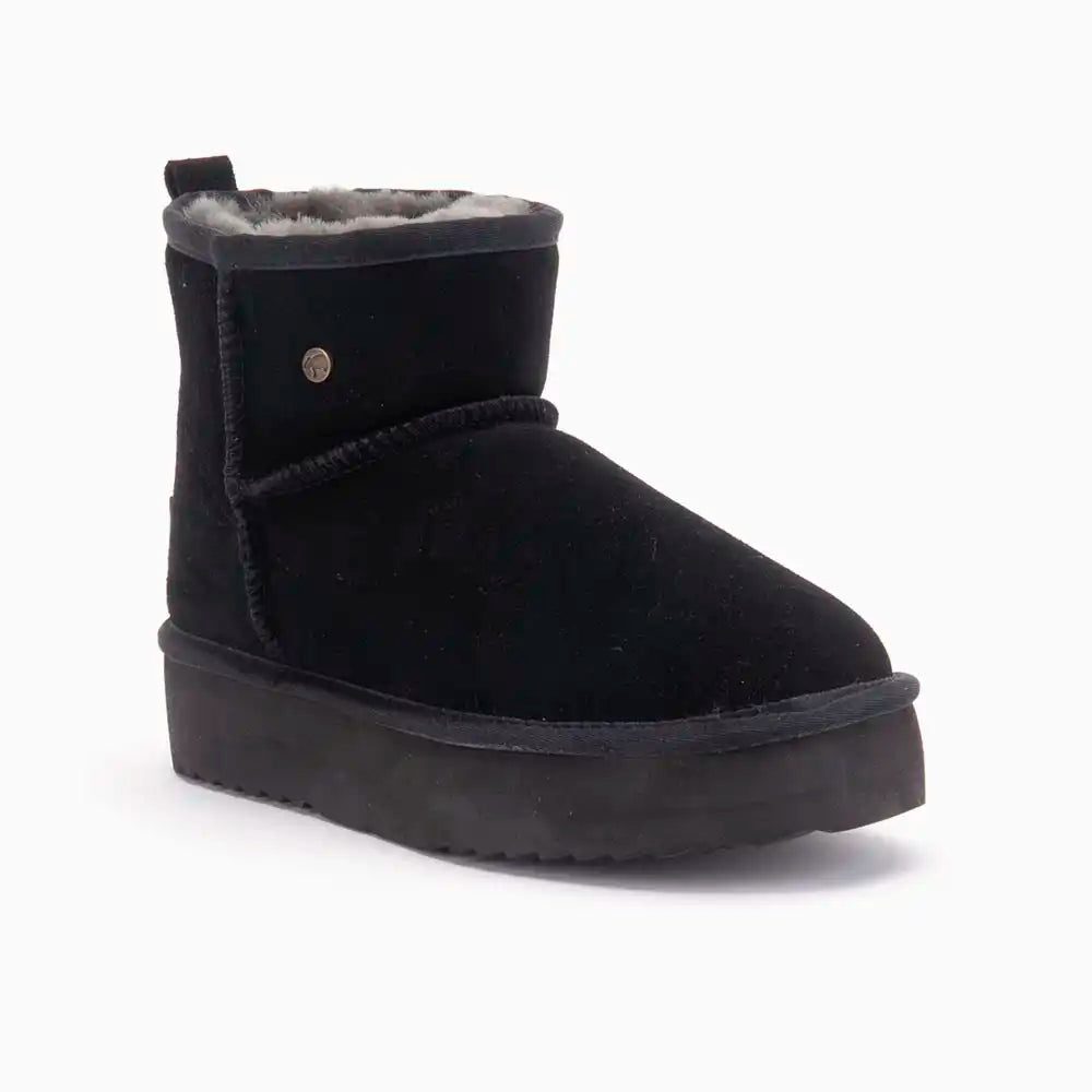 Wallaby suède plateau black 3