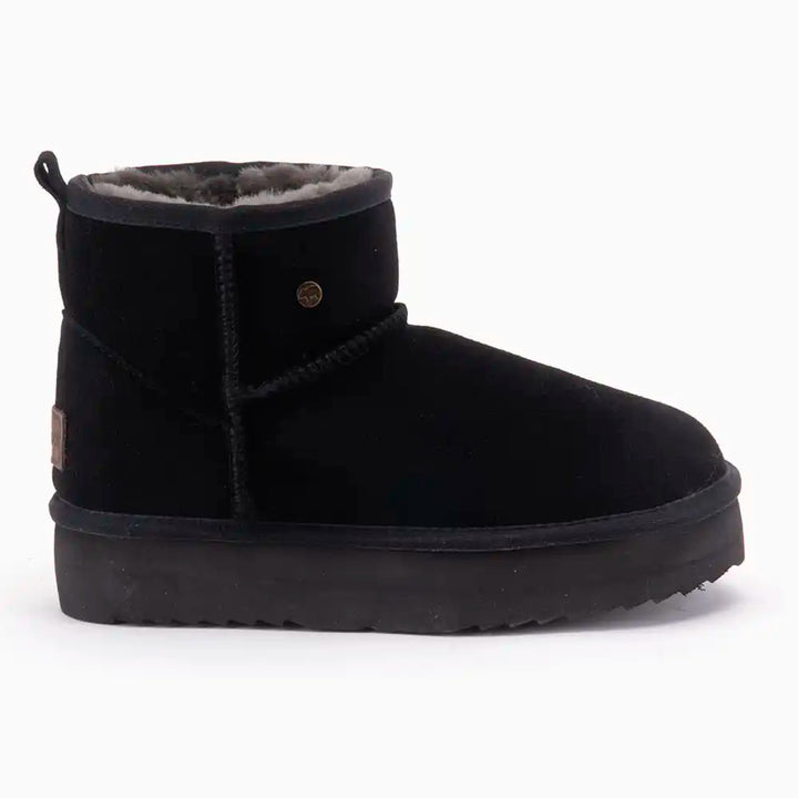 Wallaby suède plateau black thumbnail