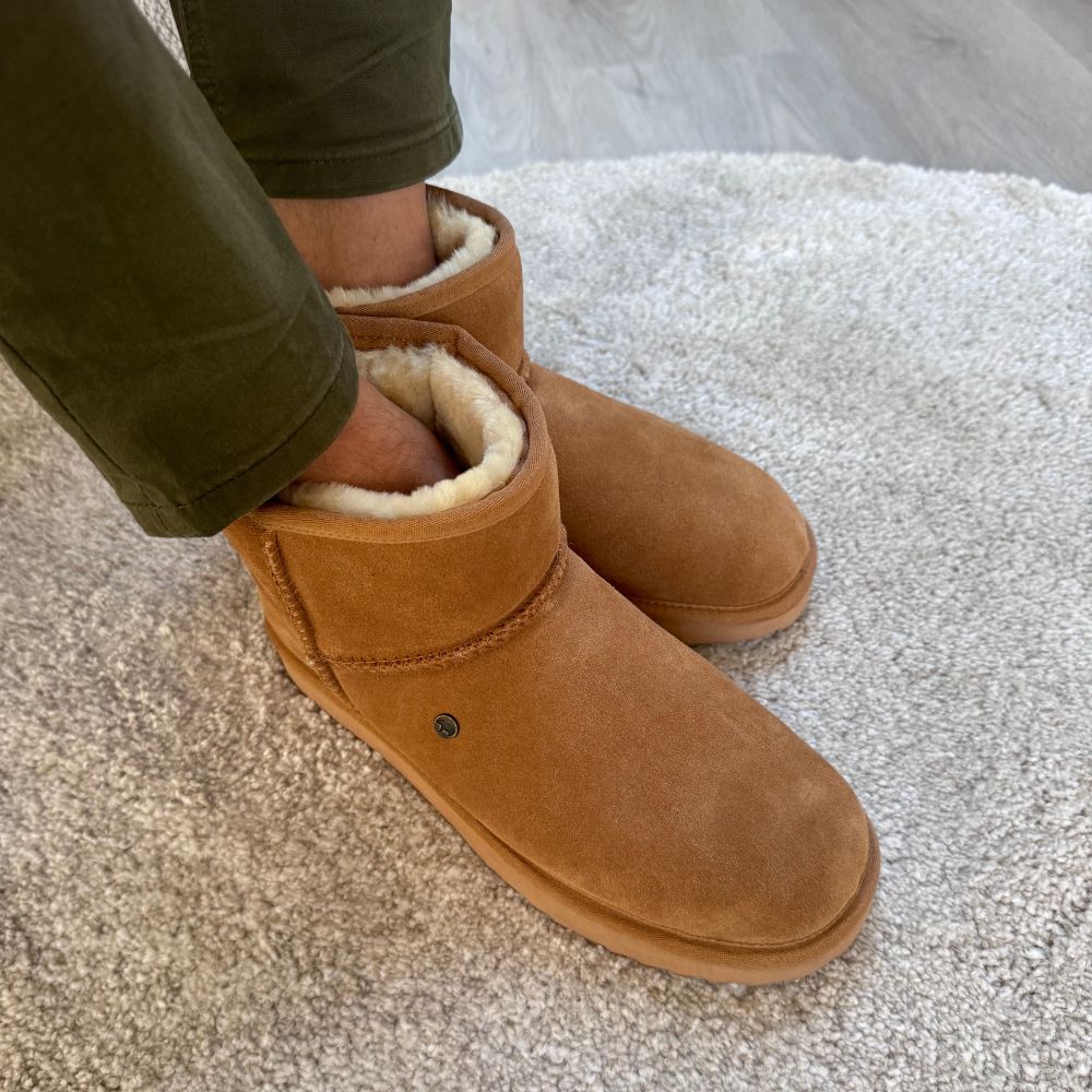 Wallaby suède cognac 1