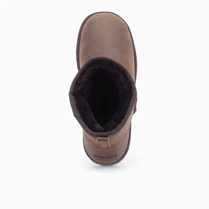 Wallaby cracked leather brown thumbnail 1
