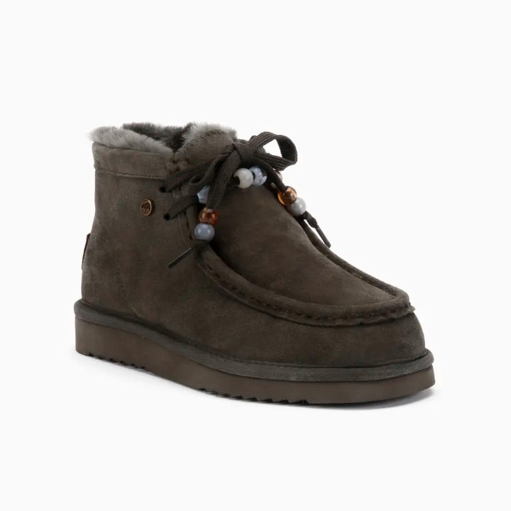 Yeppoon Women Suède Boot Beads Olive thumbnail 1