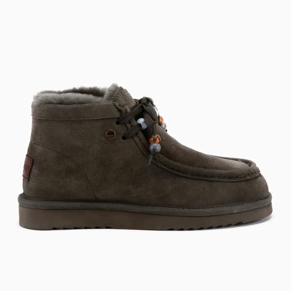 Yeppoon Women Suède Boot Beads Olive